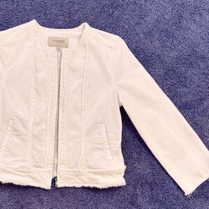 Liverpool Frayed Zip Jacket